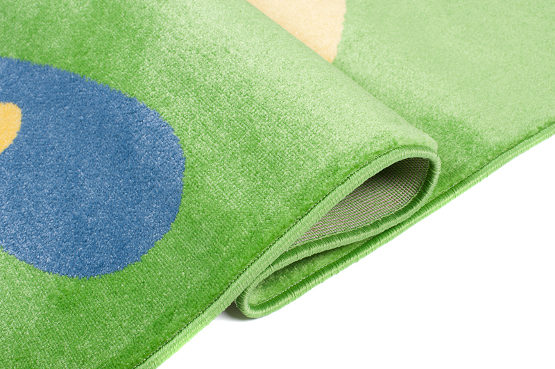 Dětský koberec Vrtulník zelený