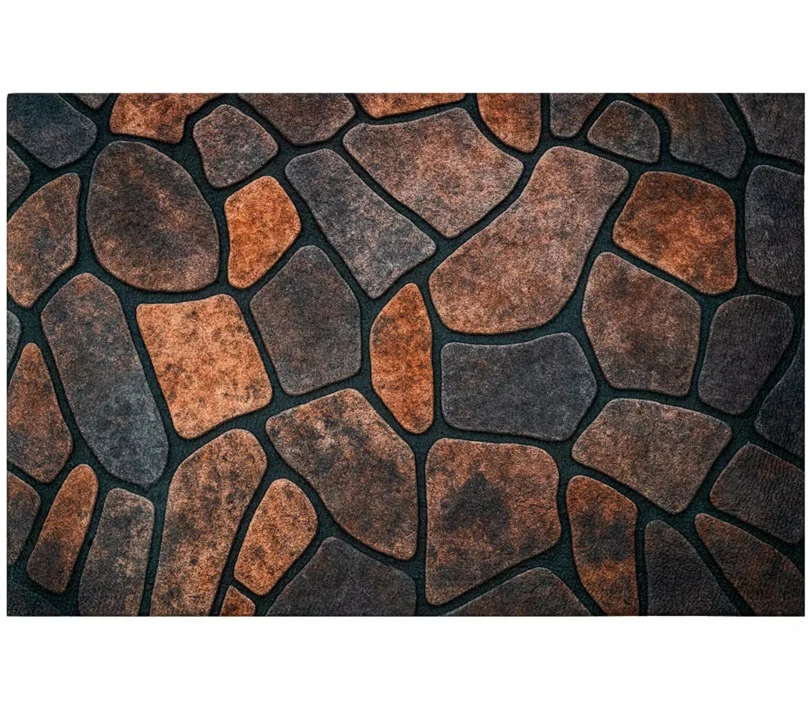 Rohožky venkovní a vnitřní Rub-26 Rustik stones - nízké 2mm