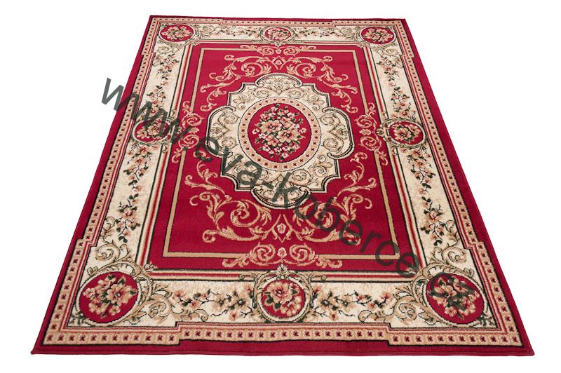 Kusový koberec BCF F744A červený