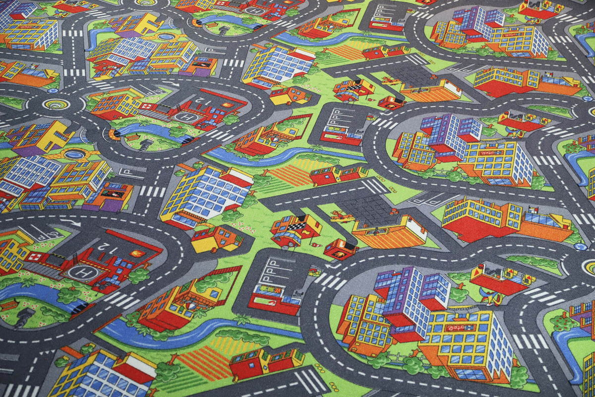 Dětský koberec City Road 