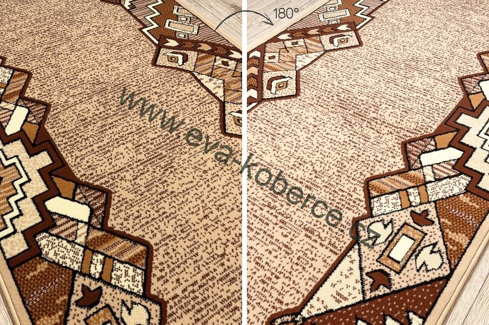 Běhoun BCF BAR16 béžový šíře 90cm