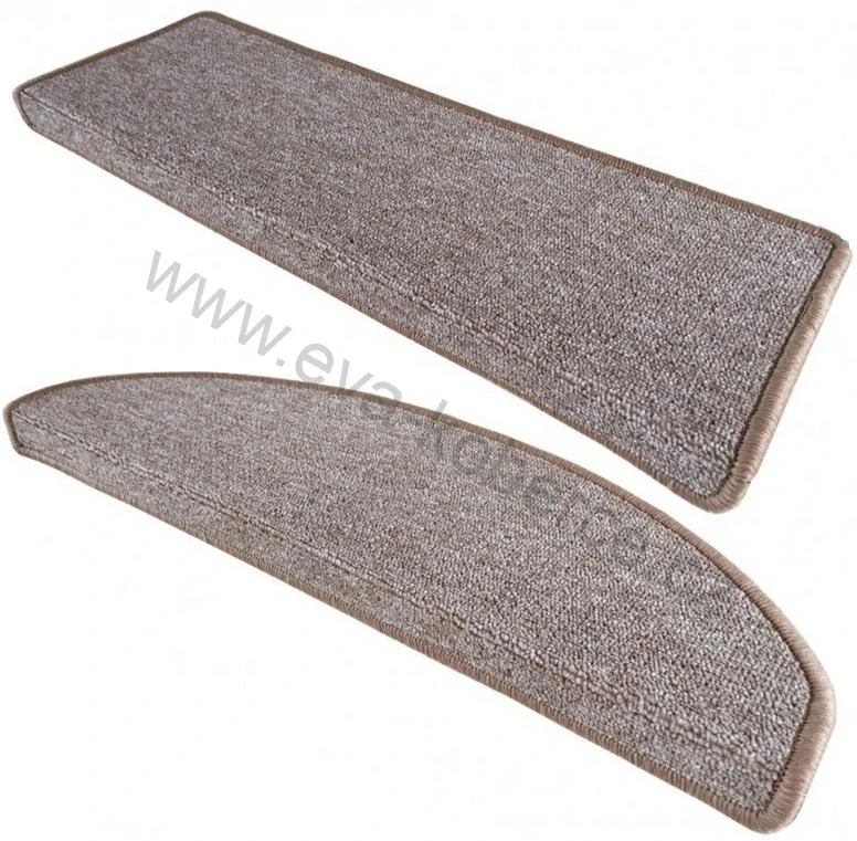 Nášlapy na schody Astra světle šedý obdélnik 65 x 20cm +4cm ohyb
