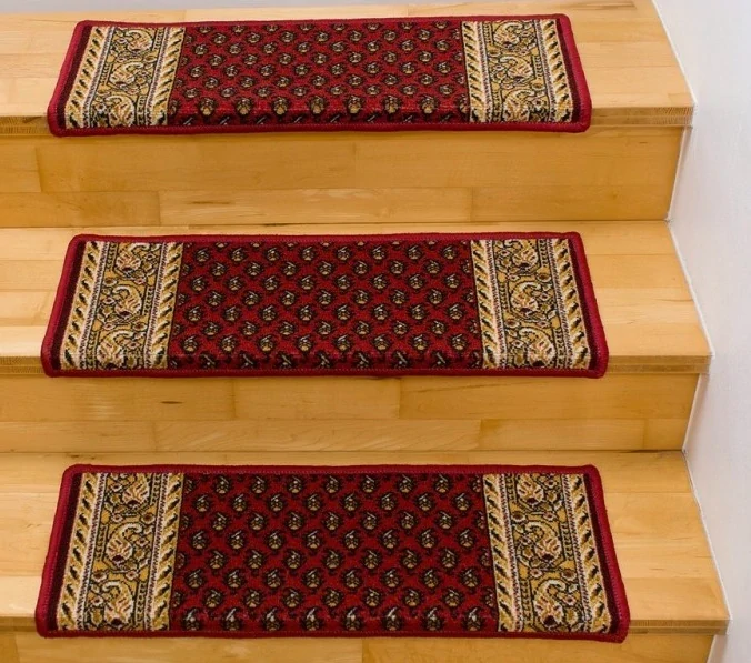 Protiskluzné nášlapy na schody IN25 krémové 77 x 24cm +3cm obdélník