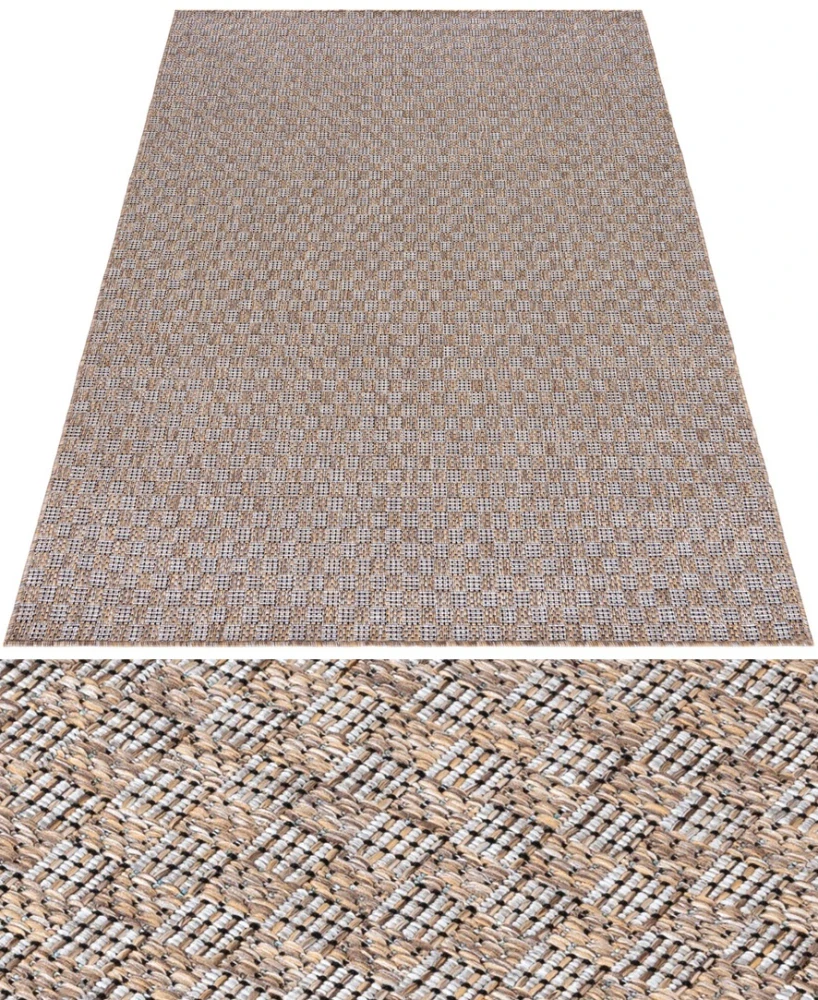 Kusové koberce Buklé KM-26A šedé rozměr 200 x 200cm