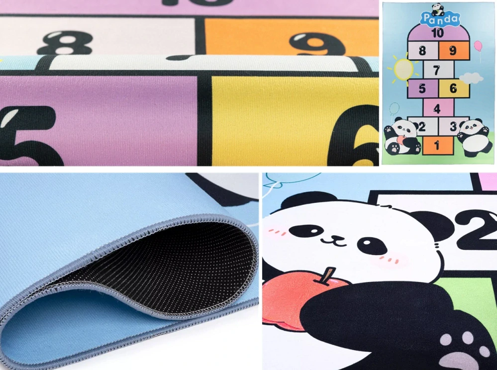 Dětský koberec Skákací panák Panda r. 80 x 150cm