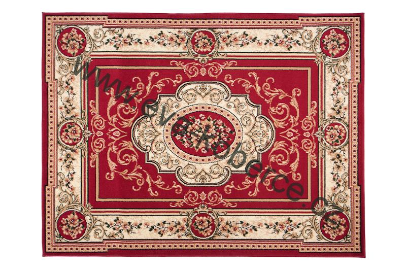 Kusový koberec BCF F744A červený