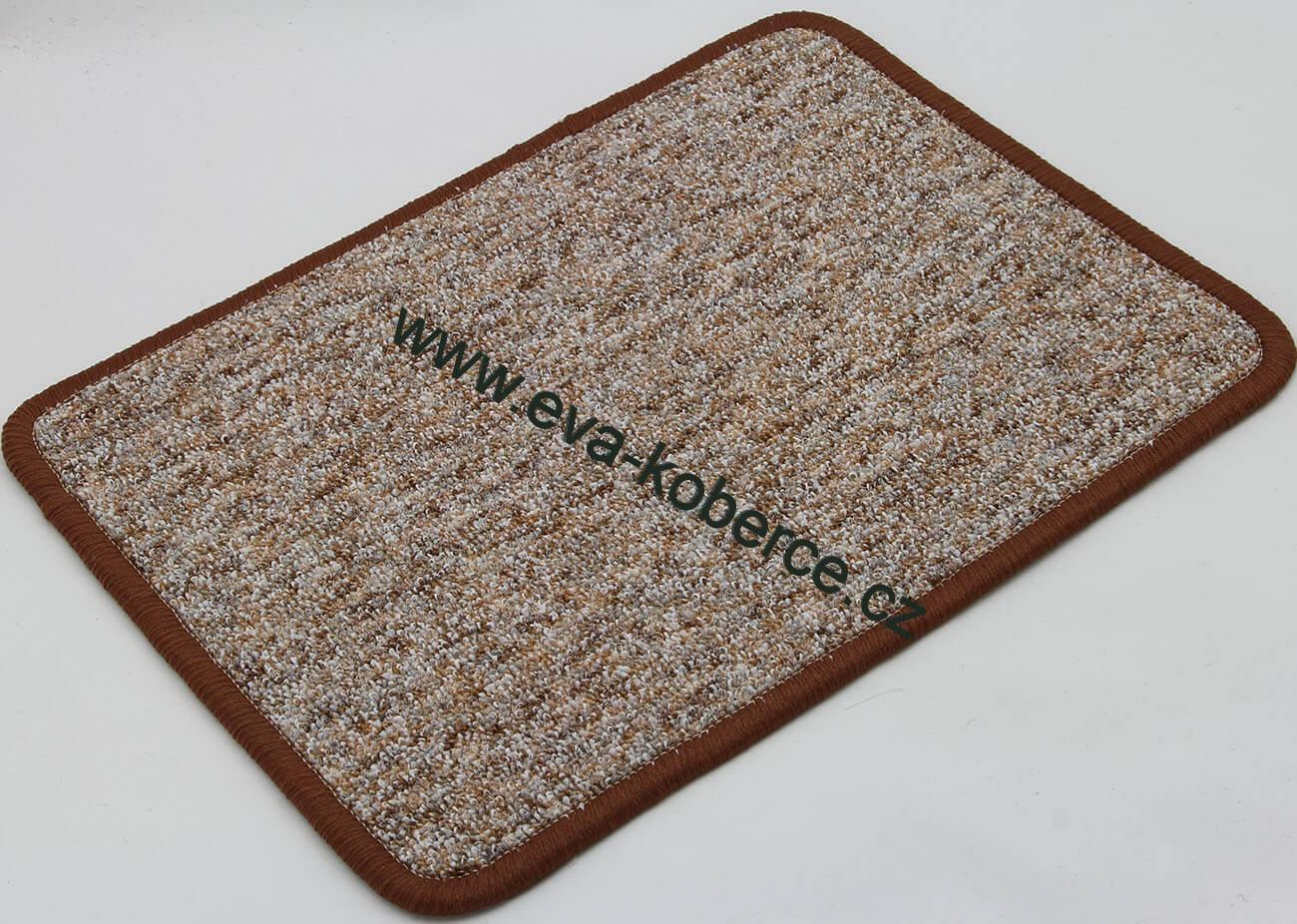 Smyčkový koberec Savannah 49 tmavá šedo-hnědá