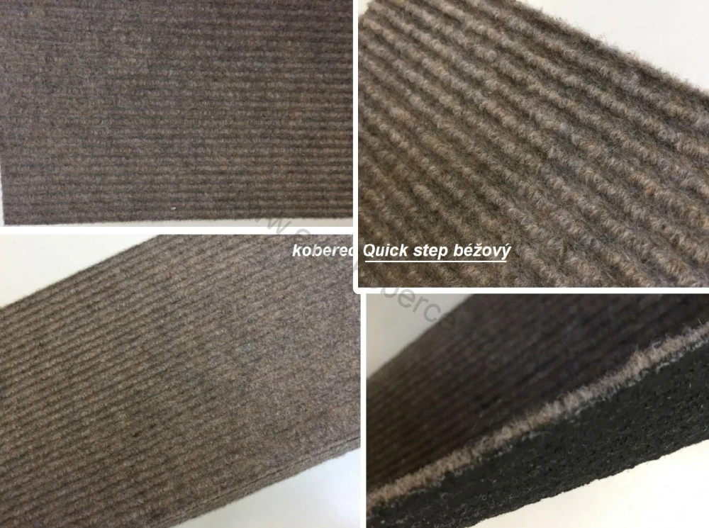 Kusový koberec Quick step antracit 140 x 200cm