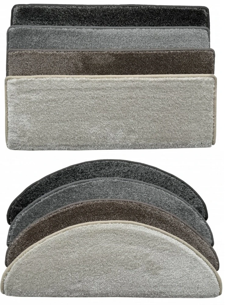 Nášlap na schody Lounge krémový obdélník 65 x 20cm + 4cm ohyb