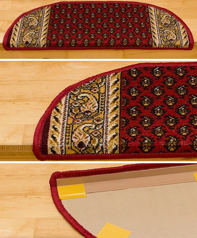 Protiskluzné nášlapy na schody IN25 krémové 77 x 24cm +3cm obdélník