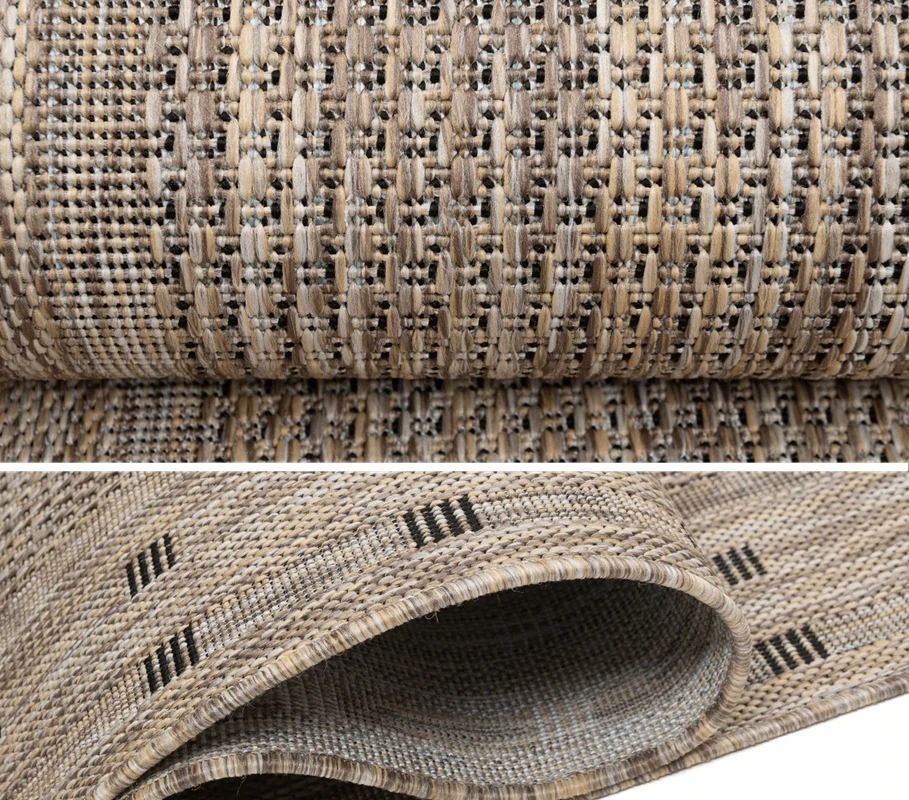 Kobercové běhouny Buklé KE-63A hnědé šíře 100cm