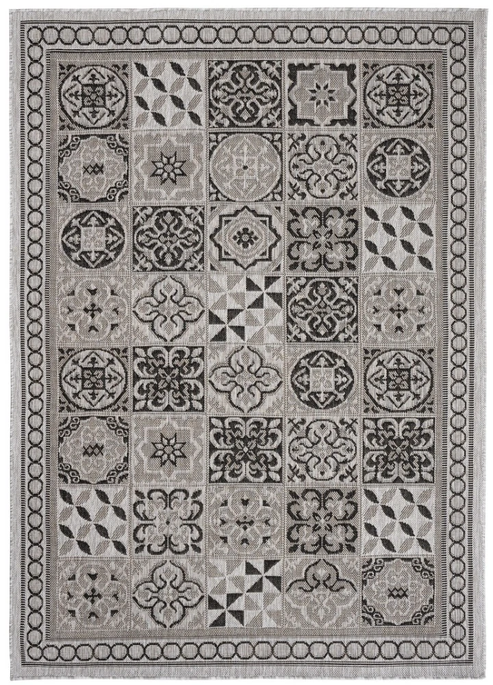 Kusové koberce Buklé KF-87A hnědé rozměr 60 x 200cm