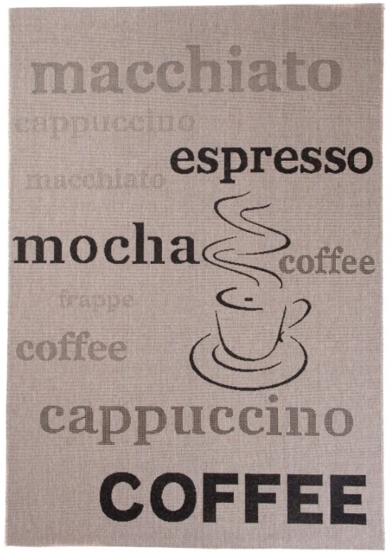 Kusové koberce Buklé 20220 Coffee hnědé 200 x 290cm