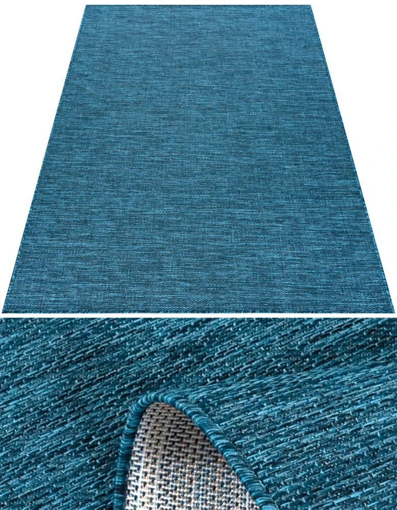 Kusové koberce Buklé 6365A modrošedé rozměr 140 x 200cm