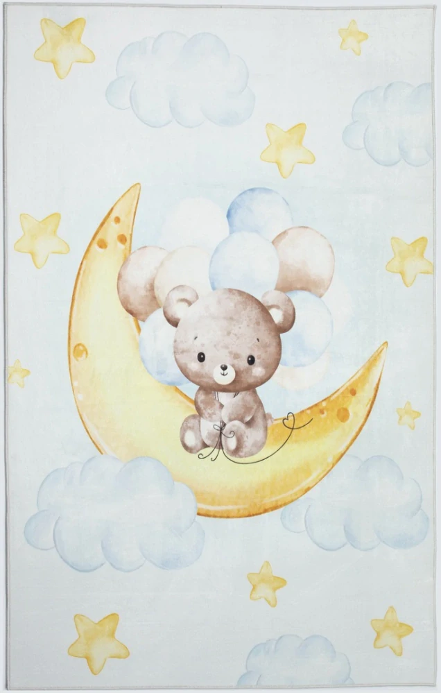 Dětské kusové koberce Medvídek s balónky a Medvídek na měsíci