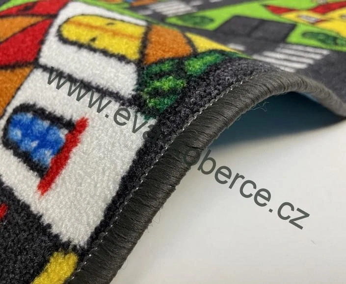 Dětský koberec hrací City life 133 x 165cm