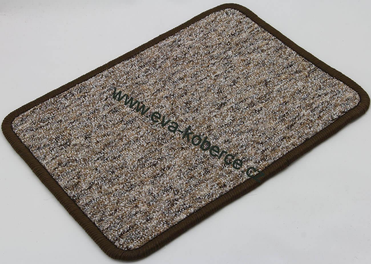 Smyčkový koberec Savannah 49 tmavá šedo-hnědá