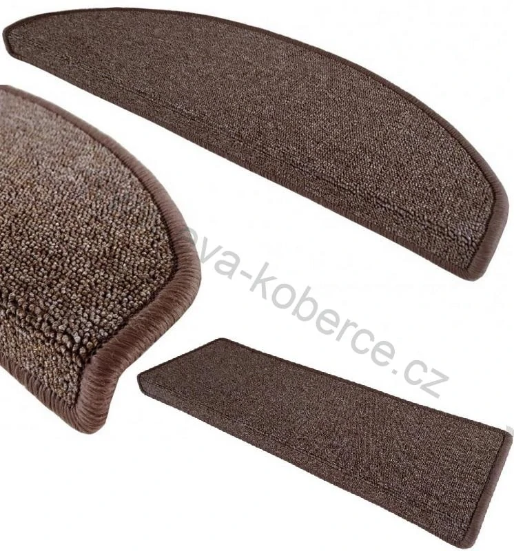 Nášlapy na schody Astra světle šedý obdélnik 65 x 20cm +4cm ohyb