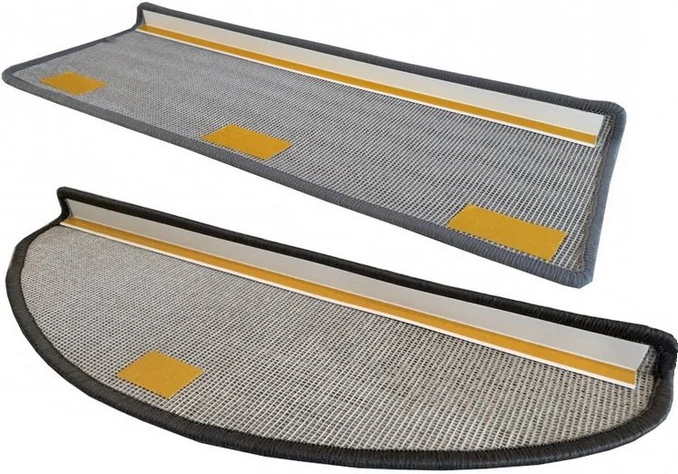 Nášlap na schody Lounge krémový obdélník 65 x 20cm + 4cm ohyb