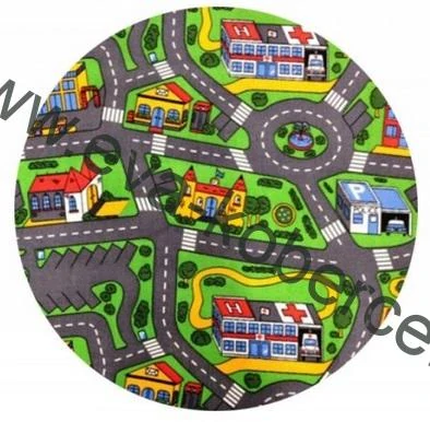 Dětský koberec hrací City life 133 x 165cm