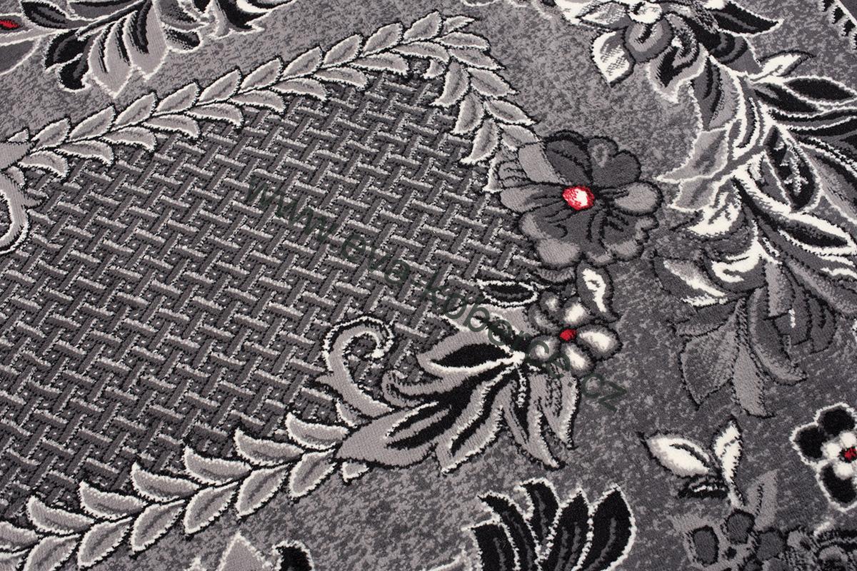 Kusový koberec BCF 7192B šedý