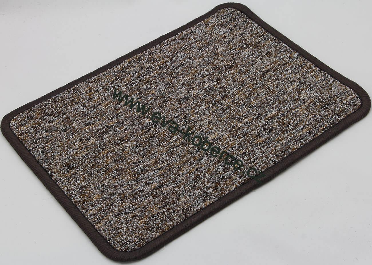 Smyčkový koberec Savannah 49 tmavá šedo-hnědá