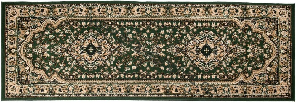 Kusový koberec a běhoun BCF E951A zelený