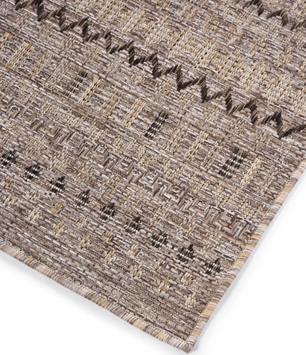 Kusové koberce Buklé KV-70A hnědé rozměr 120 x 170cm