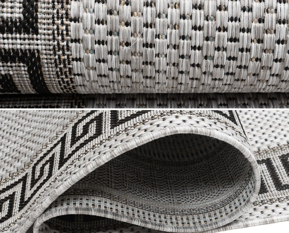 Kusové koberce Buklé KF-91A šedé rozměr 140 x 200cm