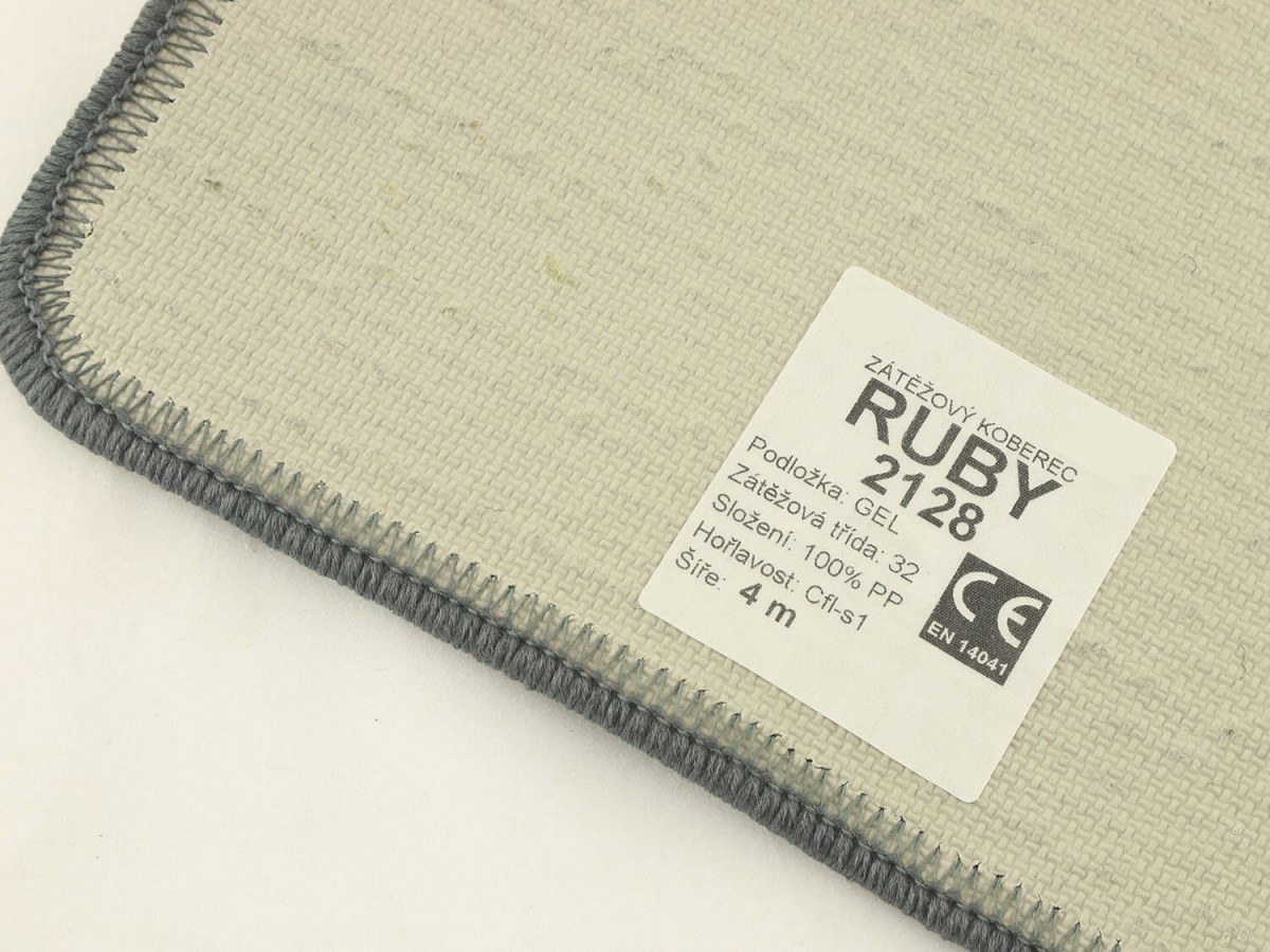 Zátěžové smyčkové koberce Ruby Gel 12128