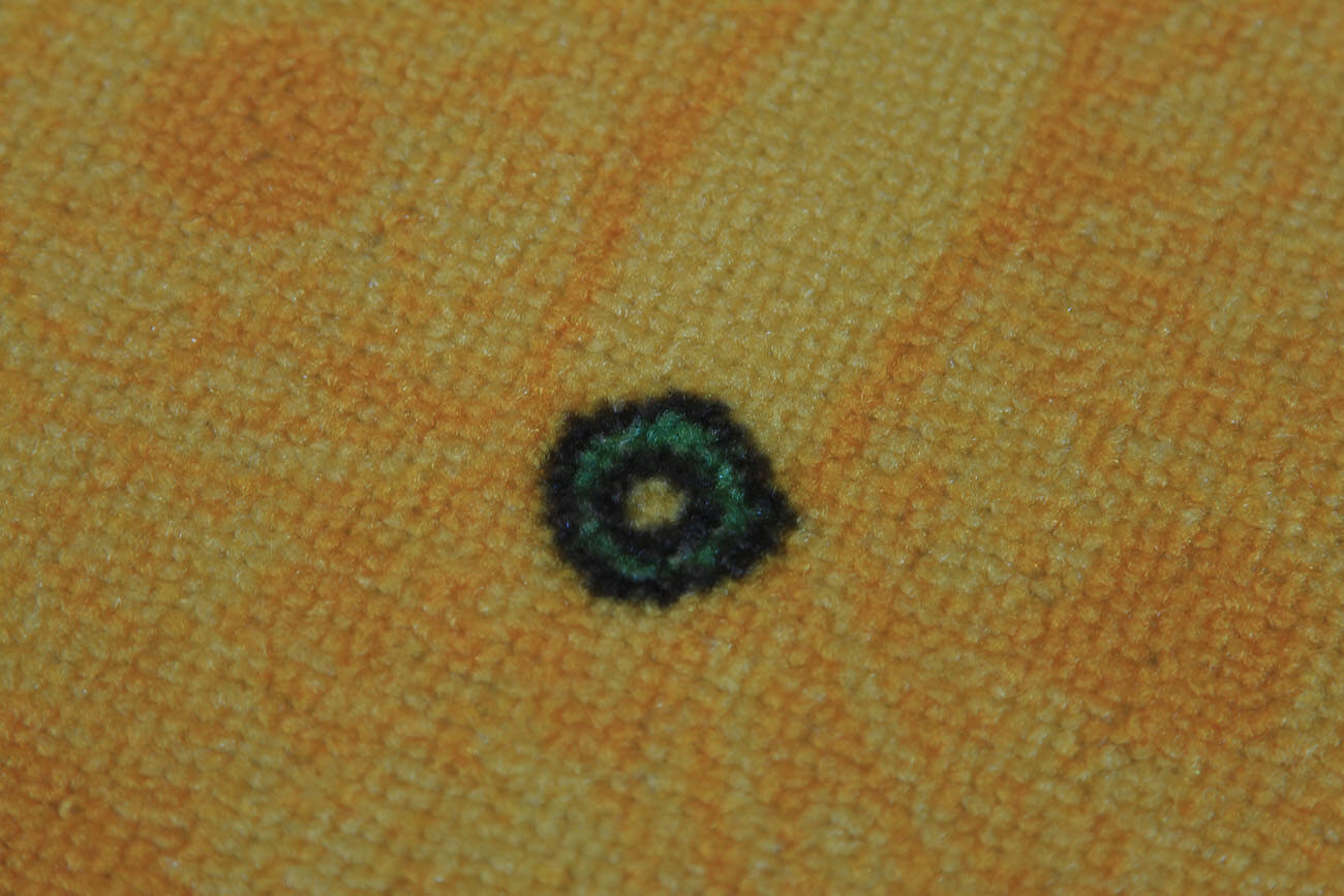 Dětský koberec v metráži Happy new 232 zelený DOPRODEJ