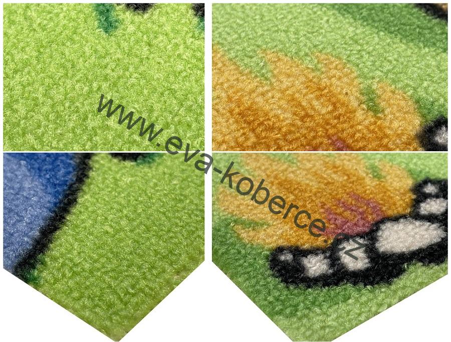 Dětský koberec v metráži Aljaška 5229 š. 3m s obšitím