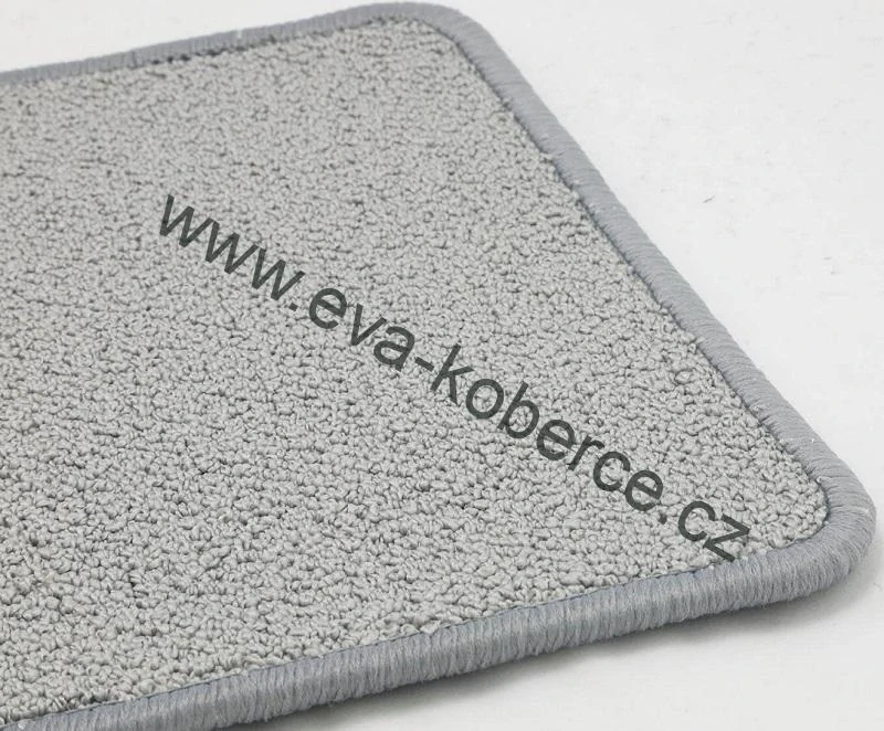 Smyčkový koberec metráž AURA 91 světle šedá