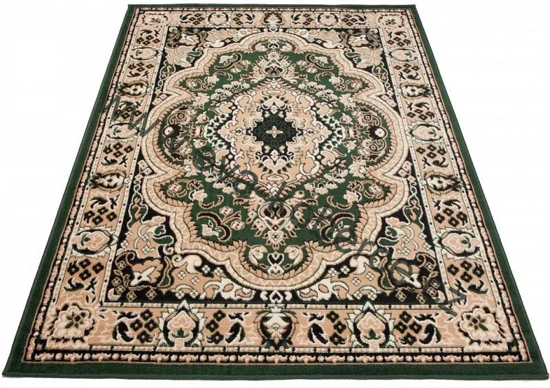 Kusový koberec a běhoun BCF E951A zelený