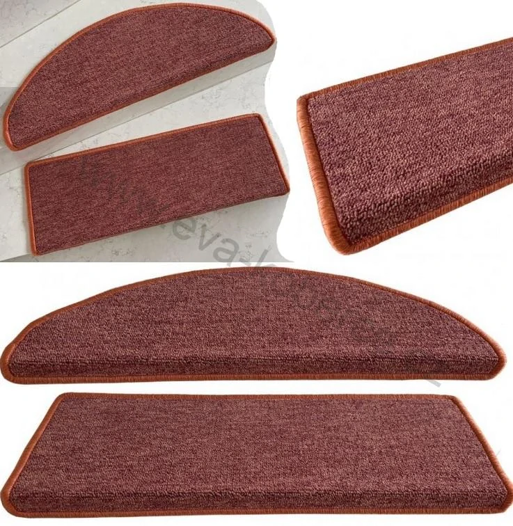 Nášlapy na schody Astra světle šedý obdélnik 65 x 20cm +4cm ohyb