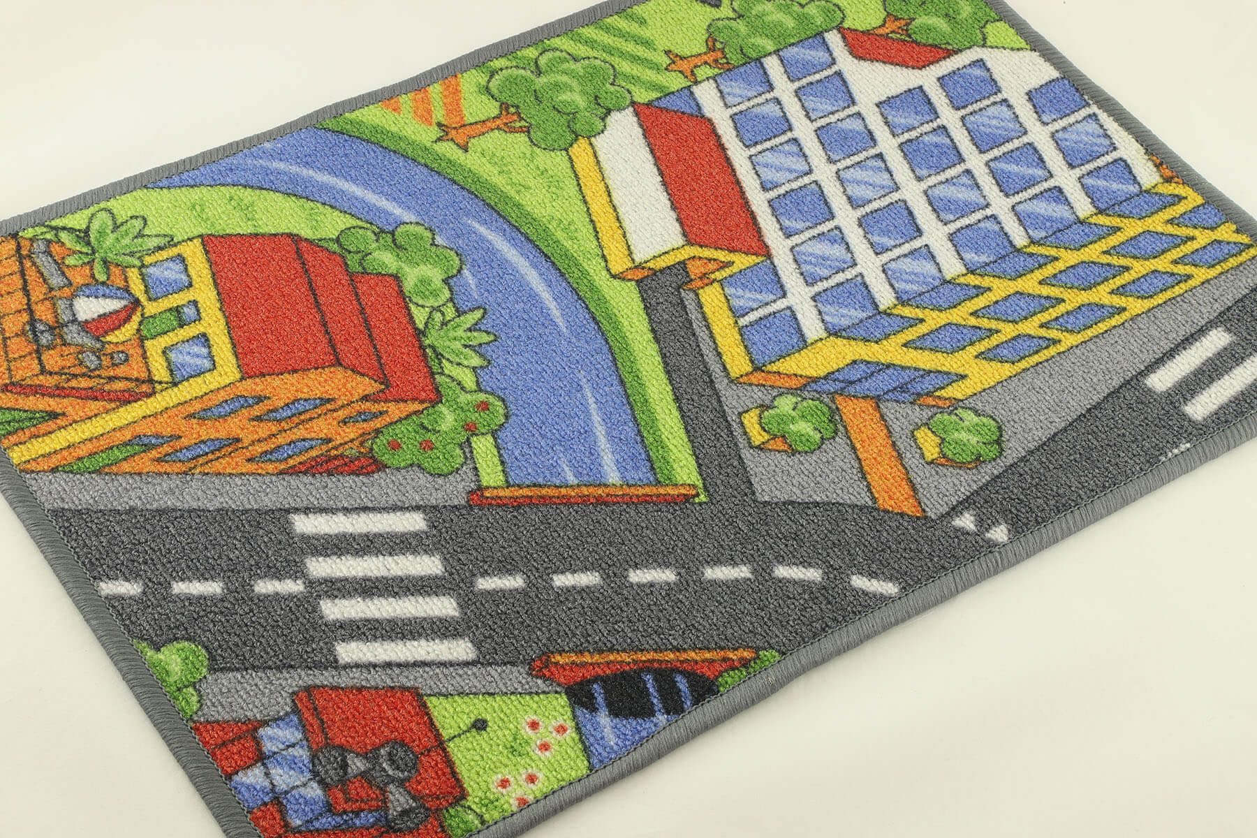 Dětský koberec v metráži City Road 97