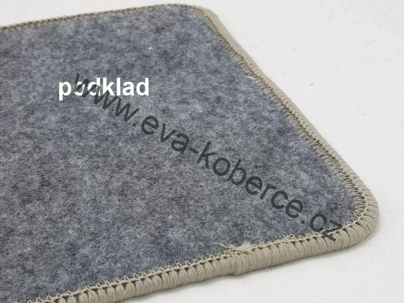 Smyčkový koberec metráž AURA 91 světle šedá