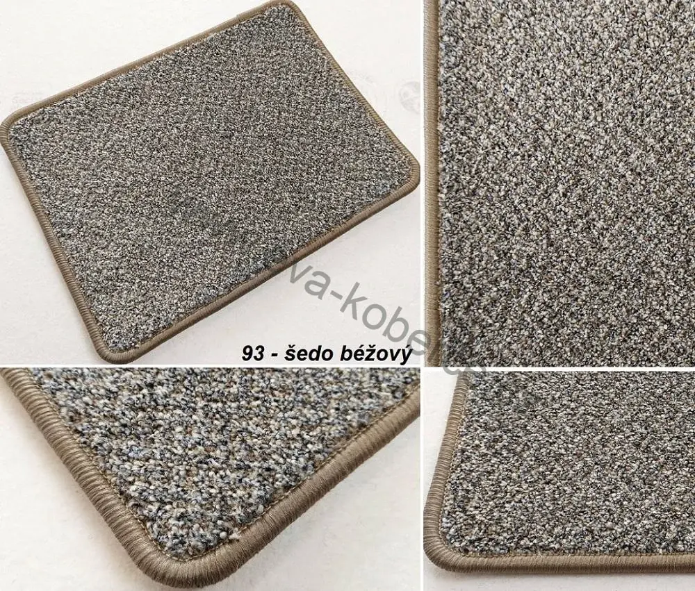 Luxusný velurový koberec Luxury tweed 54 medový šíře 5m