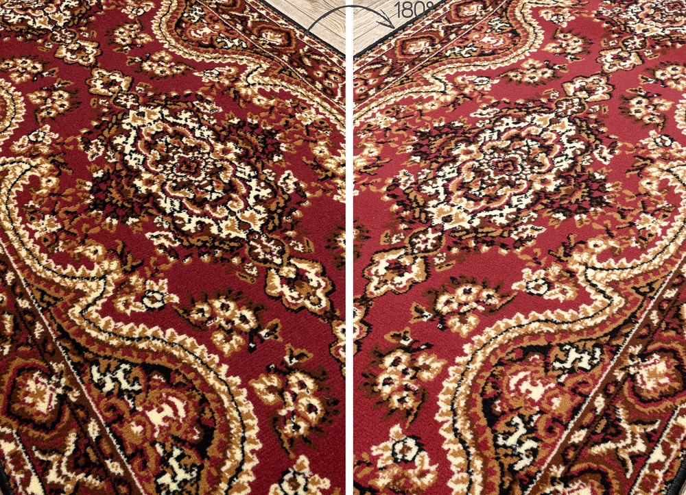 Běhoun metráž BCF V15 bordó 90cm
