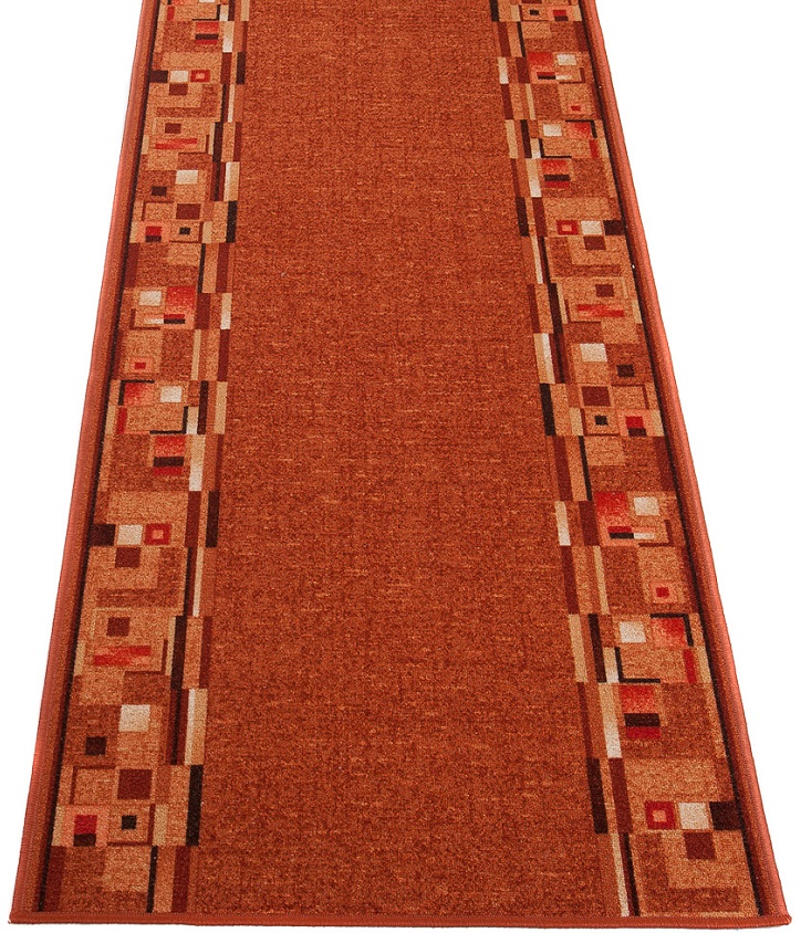 Protiskluzný běhoun Bombay 84 cihlový