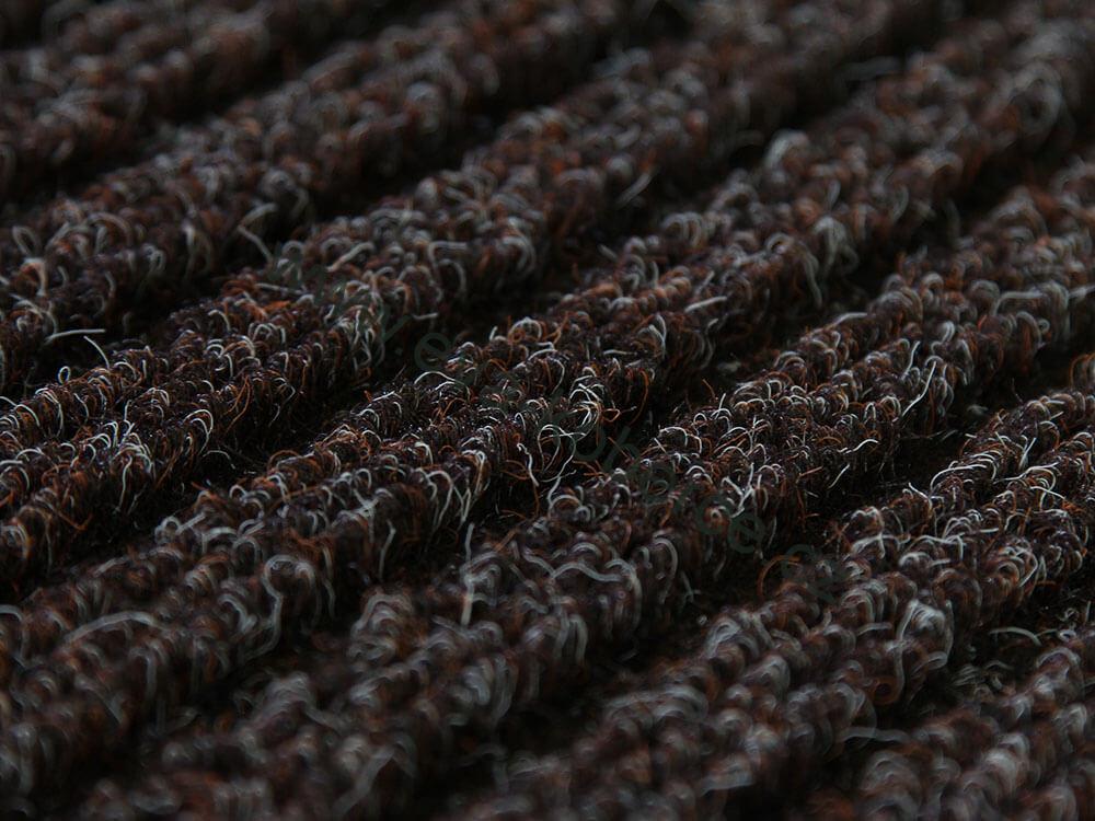 Čistící zóna v metráži Capri tmavě hnědá 200cm