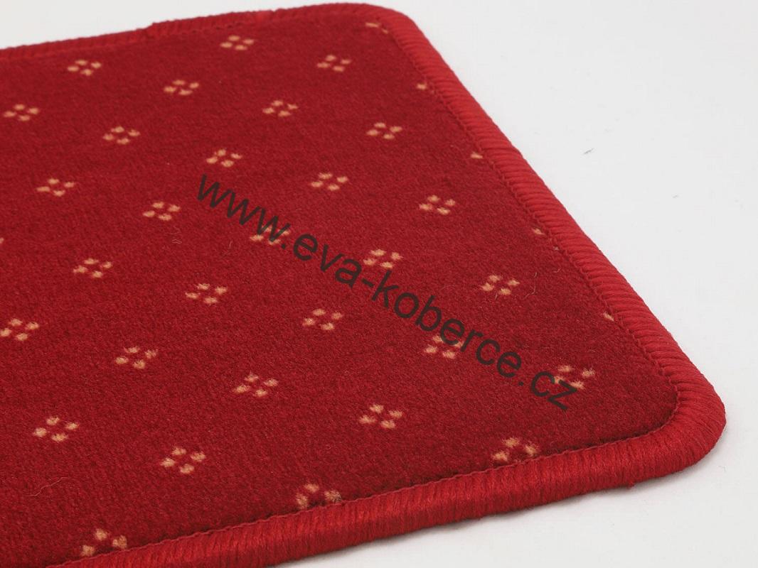 Velurový hotelový koberec metrážový Chambord AB 17 bordový