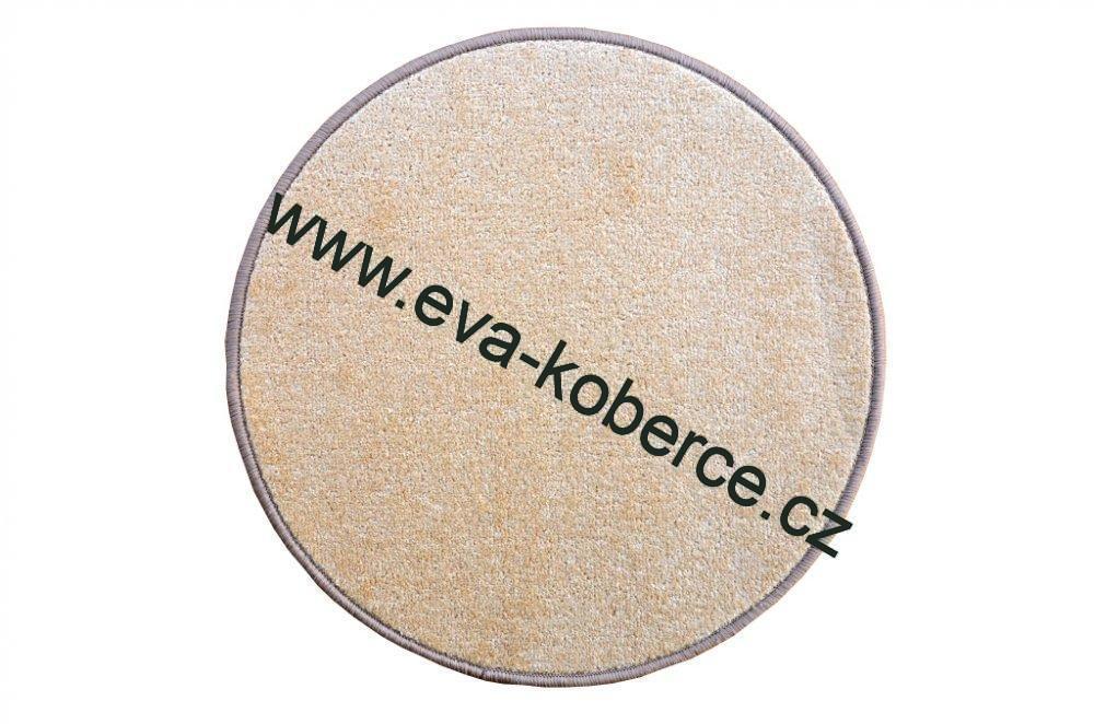 Kusový koberec Eton KRUH hnědá