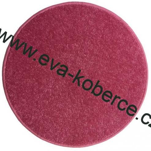 Kusový koberec Eton KRUH hnědá