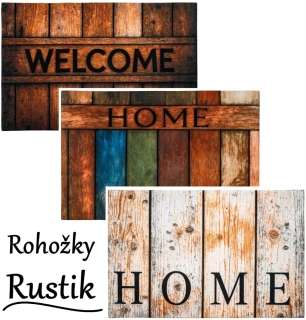 Rohožky venkovní a vnitřní Rub-26 Rustik wood - nízké 2mm 