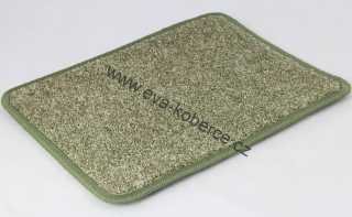 Velurový koberec metráž Debora 450 zelený