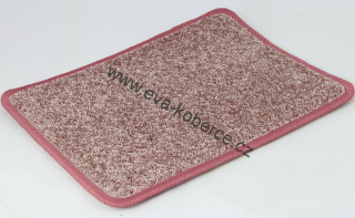 Velurový koberec metráž Debora 500 starorůžový