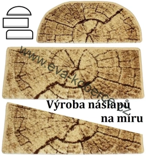Výroba nášlapů na schody z jakéhokoli běhounu z naši nabídky