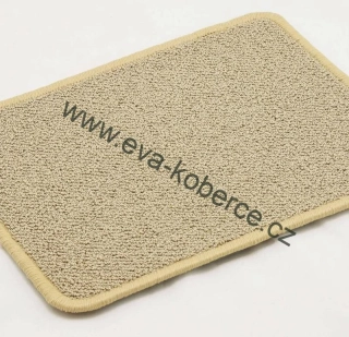 Smyčkový koberec metráž AURA 56 žlutá