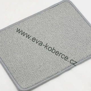 Smyčkový koberec metráž AURA 94 šedá